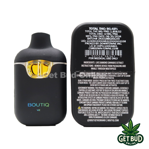 Boutiq Switch 2g Disposable- Cake Mix + Cherry Gas (Sativa/Indica) - Image 3